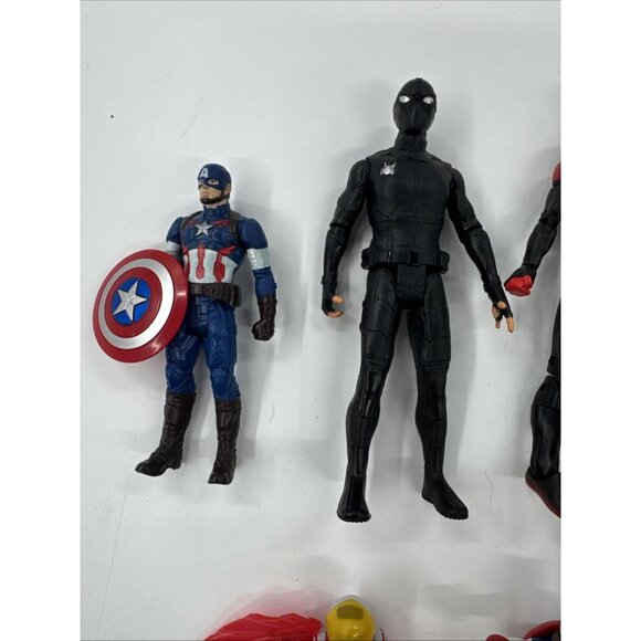 Marvel Super Hero Squad Figures Lot of 14 Hasbro Playskool Mini Spiderman Bundle - Picture 11 of 13